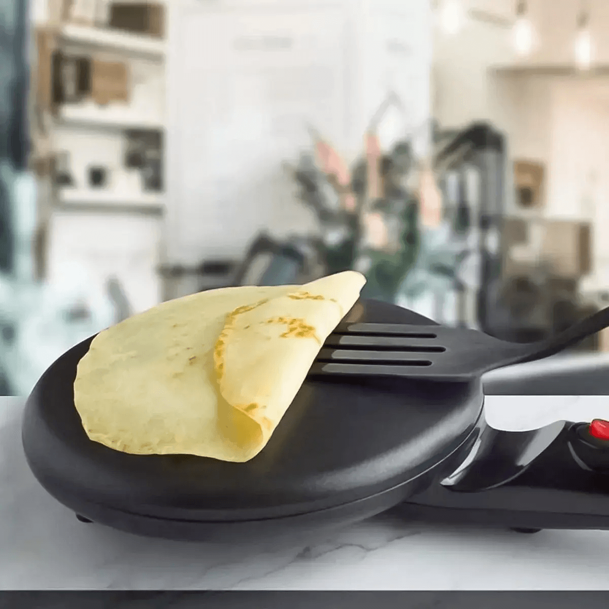 Crepera Eléctrica Plancha Sokany Antiadherente Profesional Cocina img #3