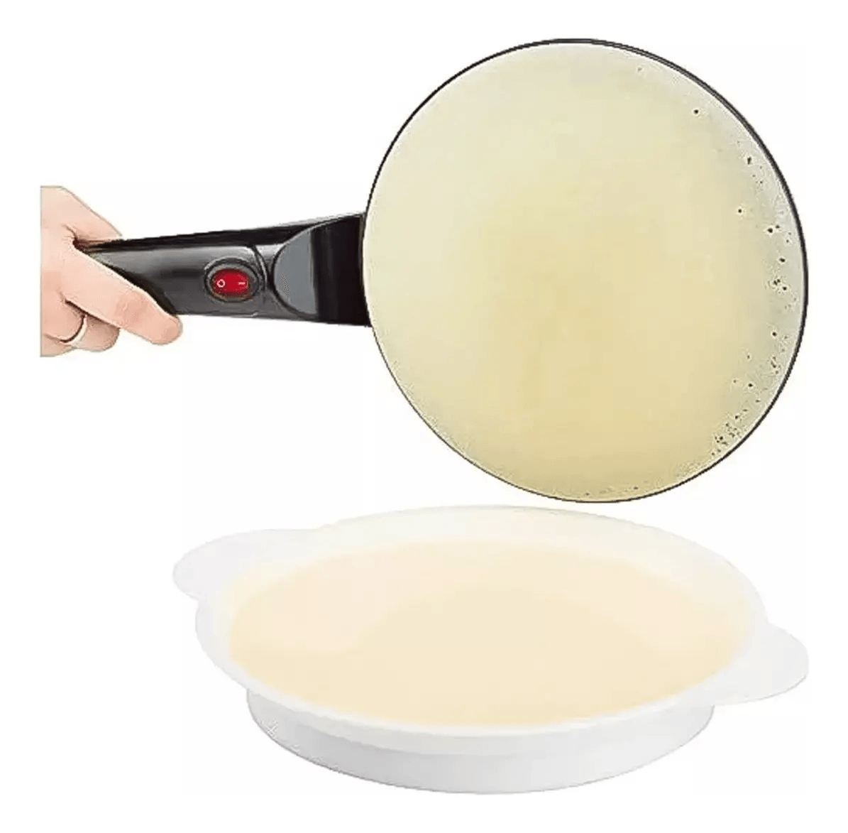 Crepera Eléctrica Plancha Sokany Antiadherente Profesional Cocina img #2