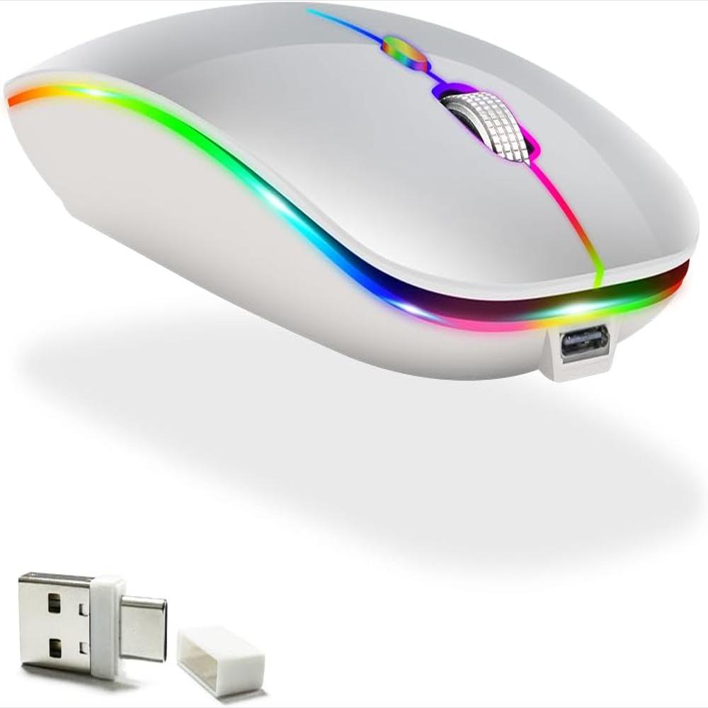 Mouse Klo Gd Bluetooth Recargable Led 4 Modos Compatible Con Mac Y Pc img #1