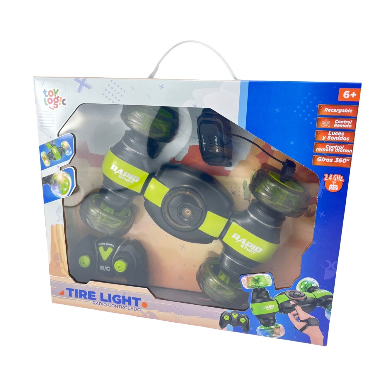 Carro Control Remoto Tipo Guante Tire Light Toy Logic img #4
