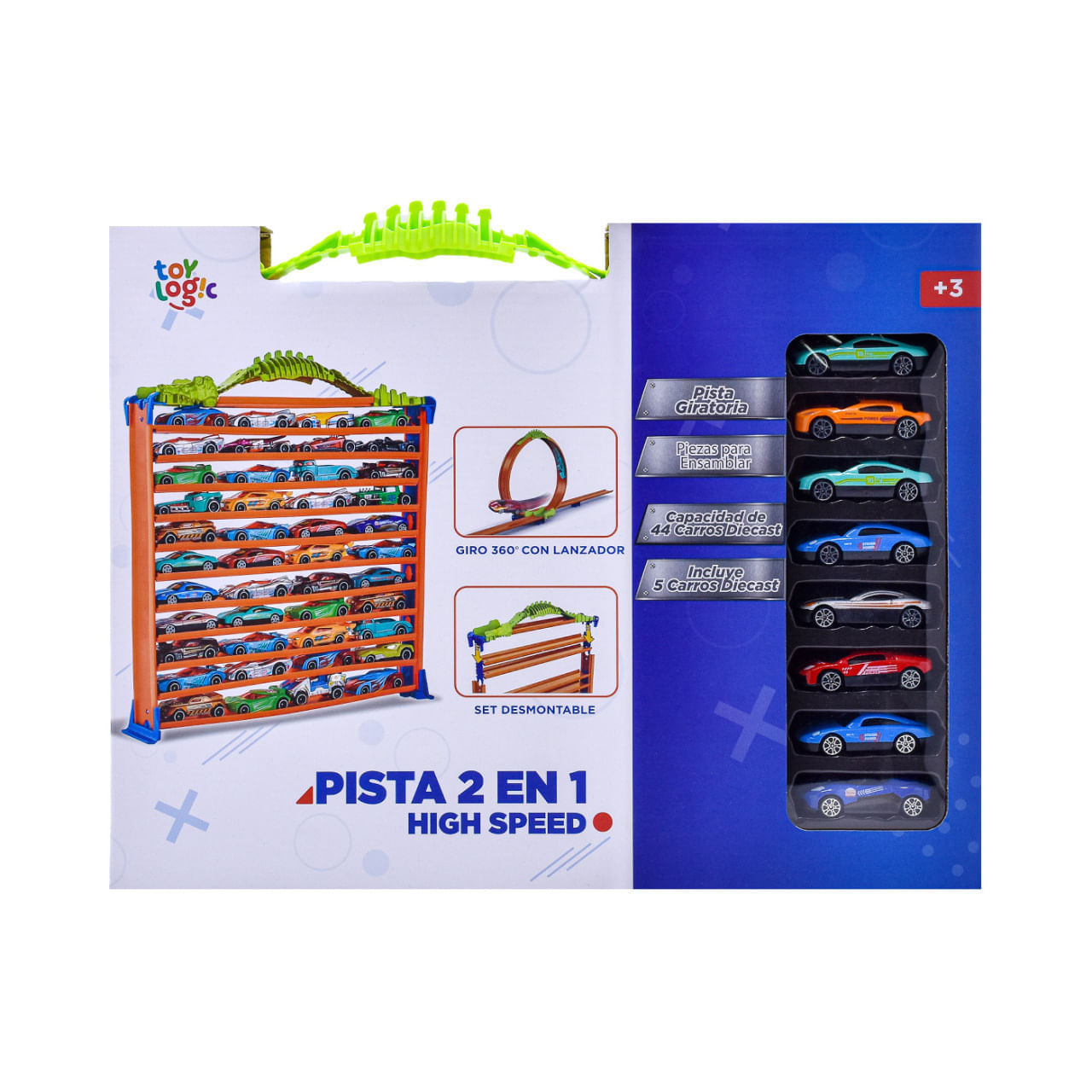 Pista 2 en 1 High Speed Toy Logic img #2