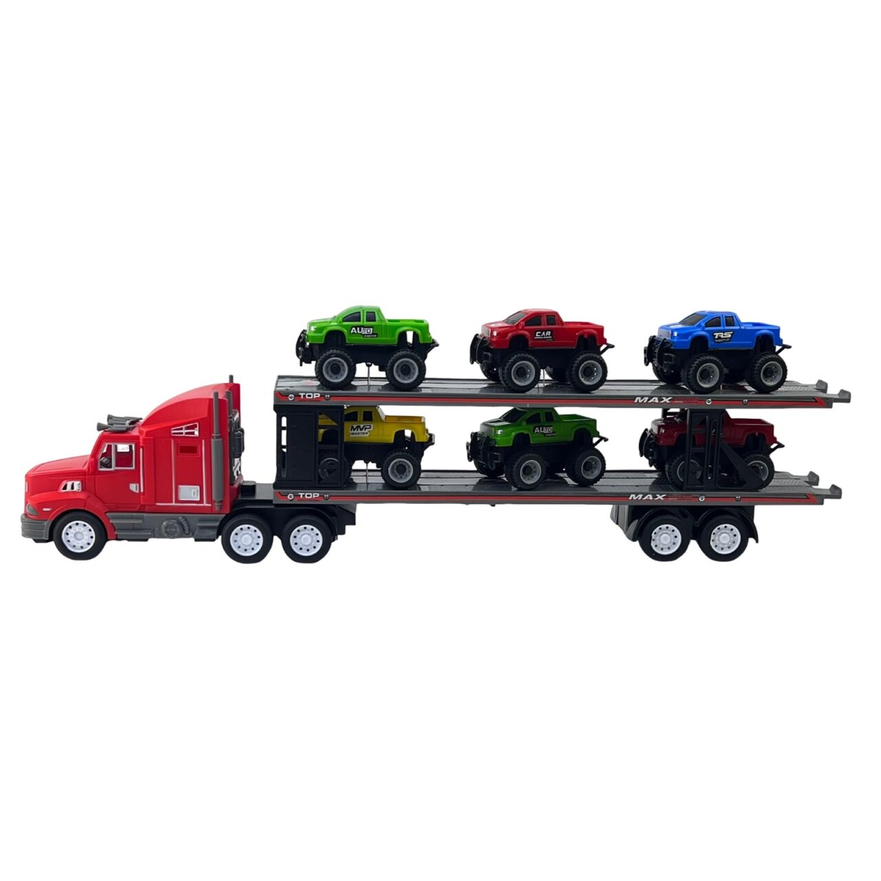 Camión Tariler Road Control Remoto con 6 Pull Back Toy Logic img #3