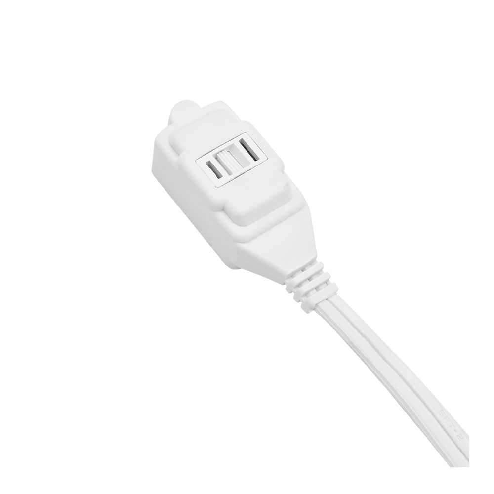 Extensión Eléctrica Blanca Polarizada 5 m 3 Tomas C14 img #2