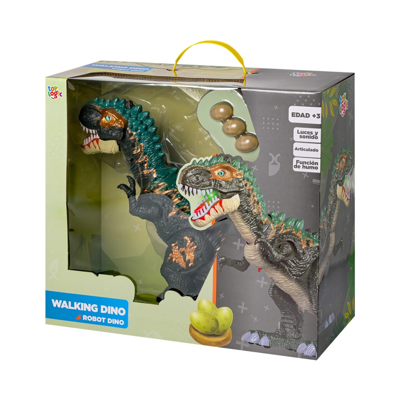 Robot Walking Dino on/off con Humo Toy Logic img #2