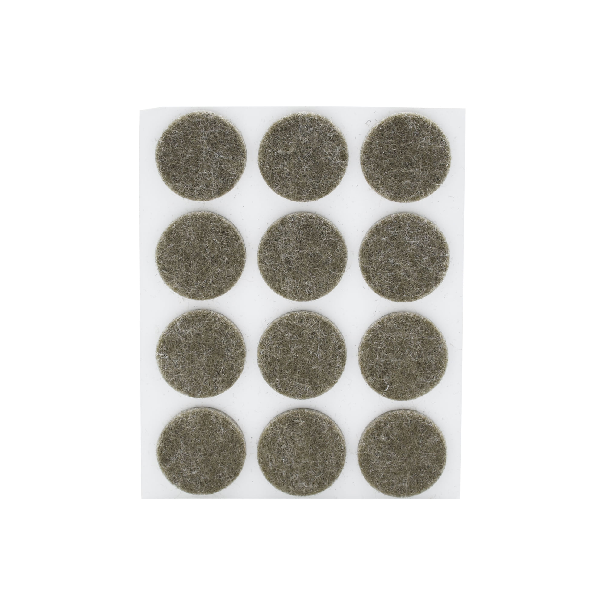 Fieltros Adhesivos Marrón Redondos 22 mm x12 img #1