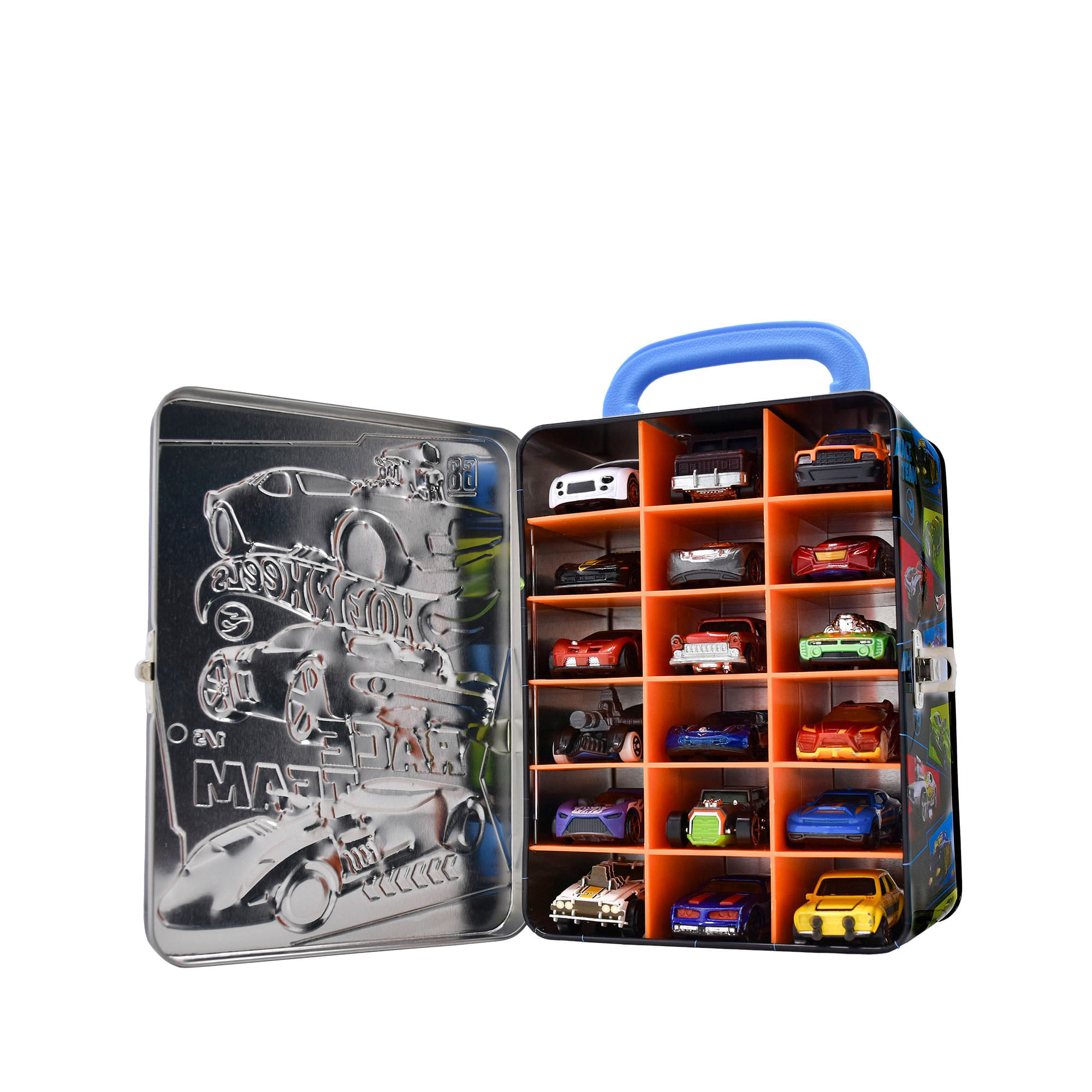 Organizador Metálico para 18 Carros Hot Wheels Negro img #2
