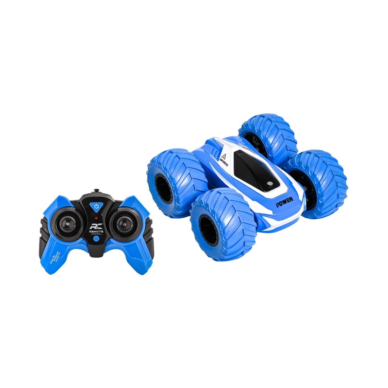 Carro Control Remoto Recargable Stunt Flow Toy Logic Azul img #1