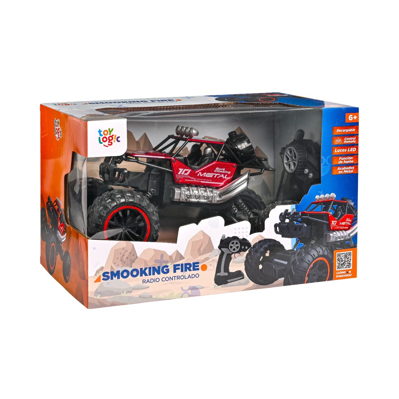 Carro Smooking Fire con Función de Humo Toy Logic img #6