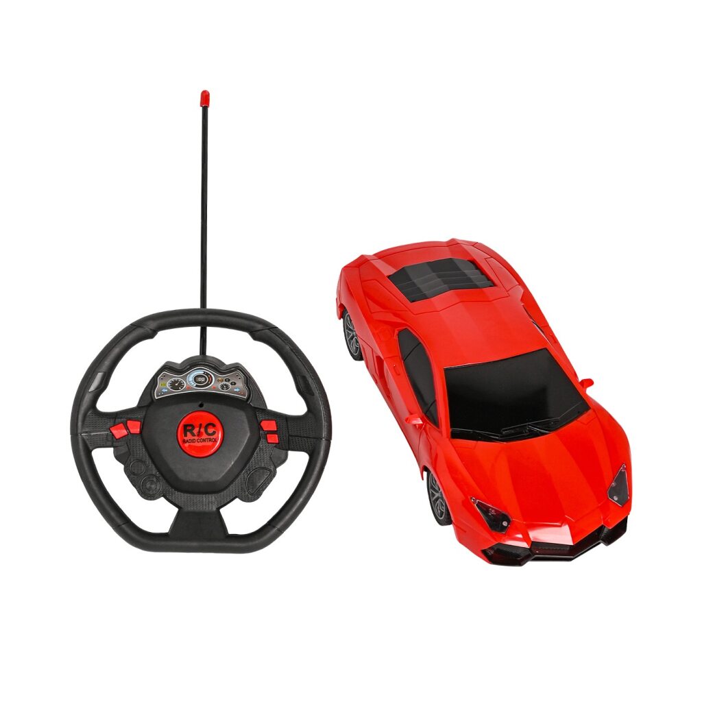Carro Control Remoto Recargable Speed Rise Toy Logic Rojo con Luces Led 1:16 img #1