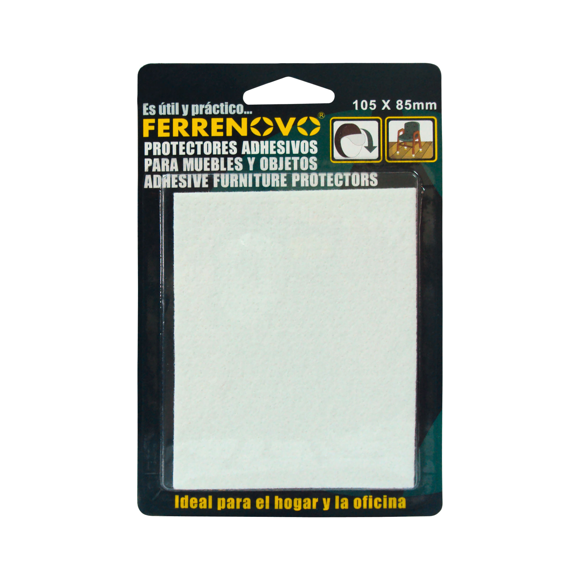 Fieltro Adhesivo Blanco 105 x 85 mm img #4