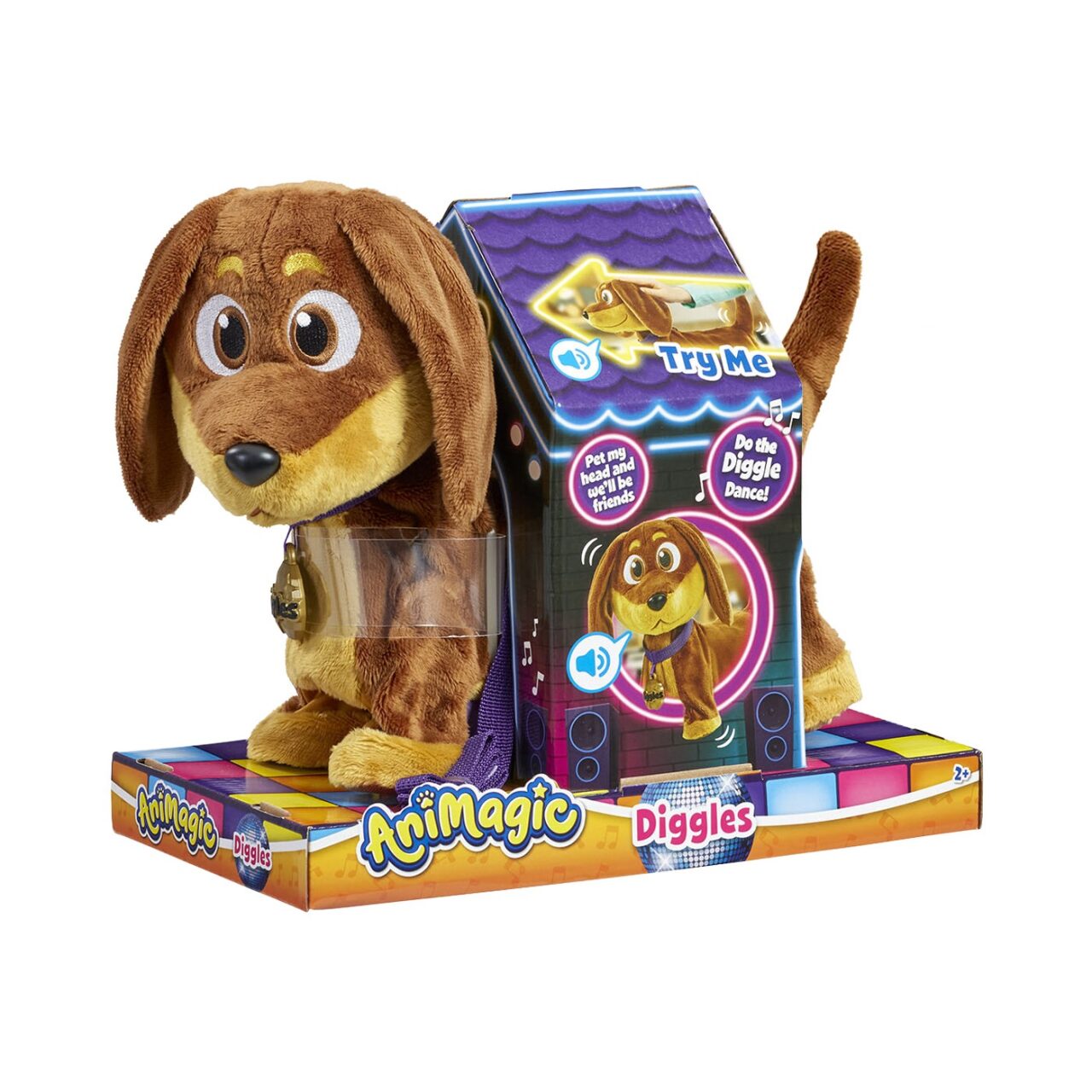 Peluche AniMagic Perro Diggles Mascota Interactiva img #1