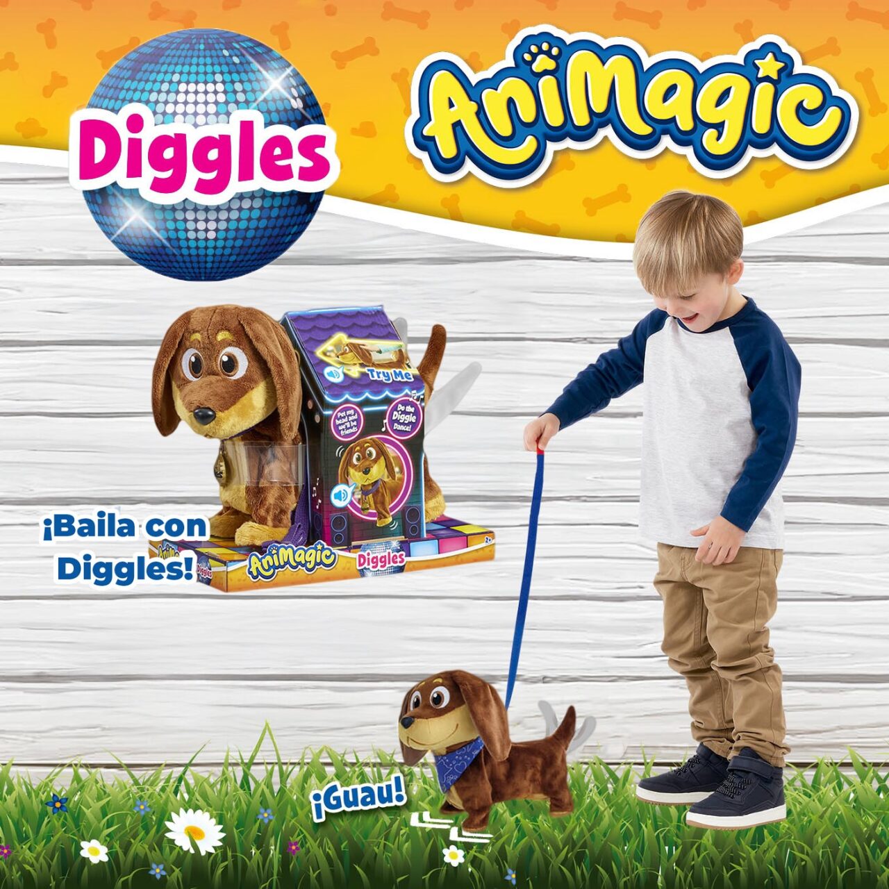 Peluche AniMagic Perro Diggles Mascota Interactiva img #5