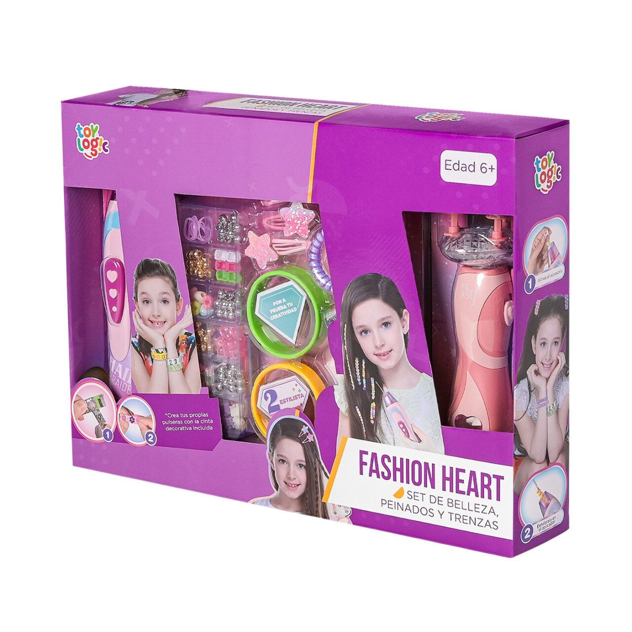 Set de Belleza, Peinados y Trenzas Fashion Heart img #1