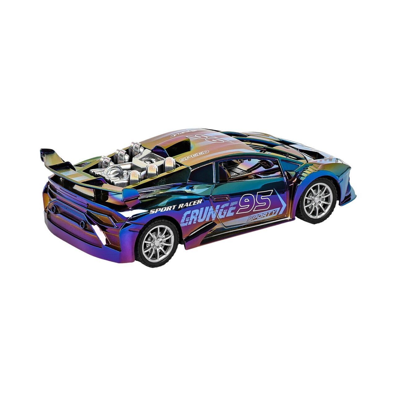 Carro Control Remoto Flash Racer Azul img #4