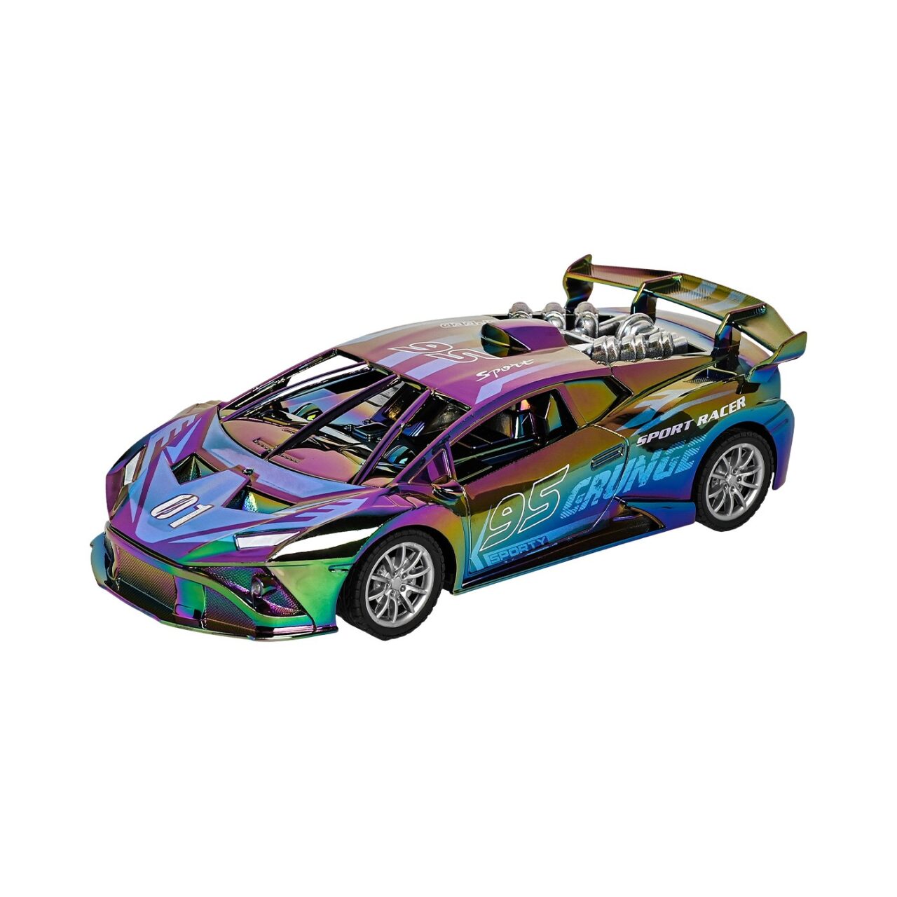Carro Control Remoto Flash Racer Azul img #3