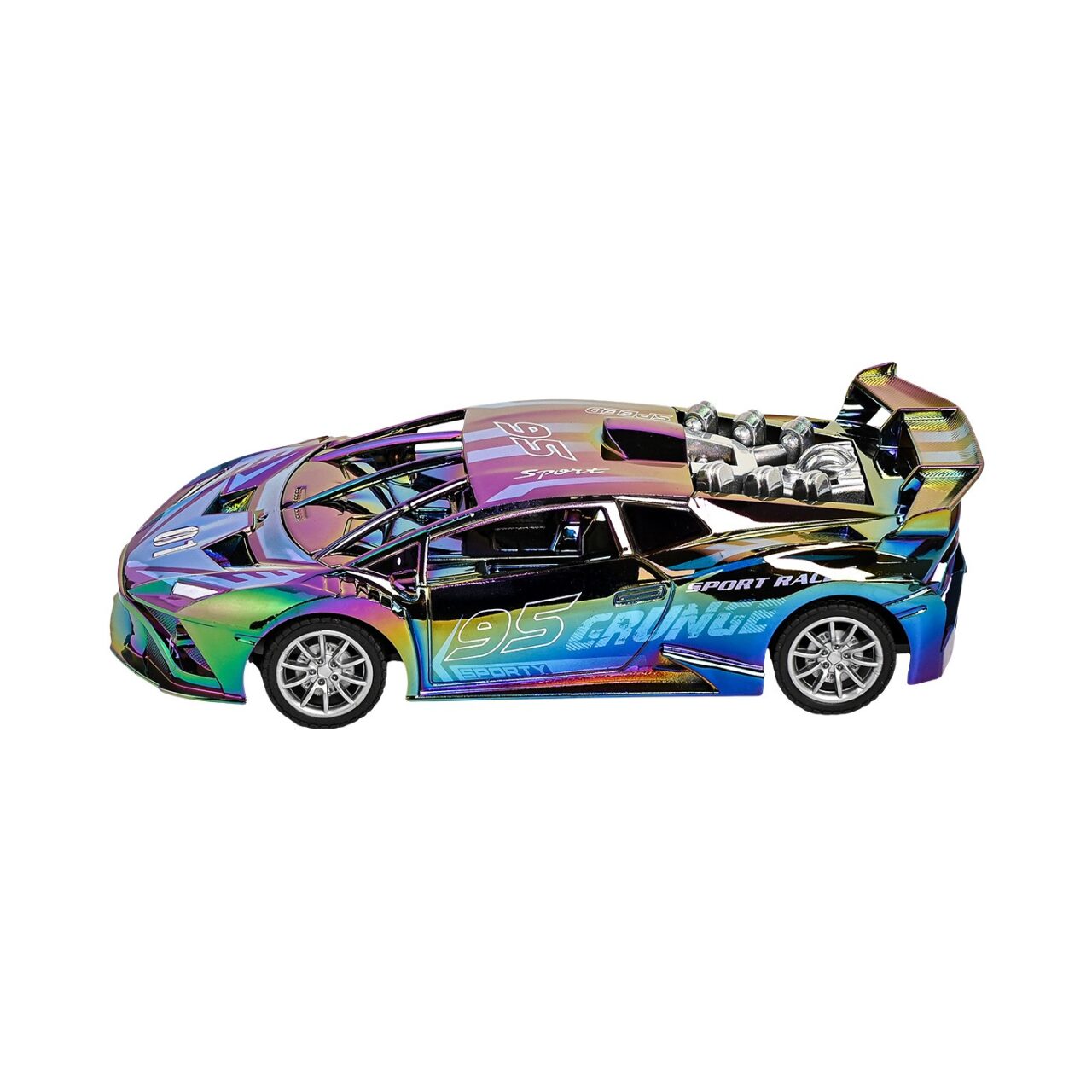 Carro Control Remoto Flash Racer Azul img #5