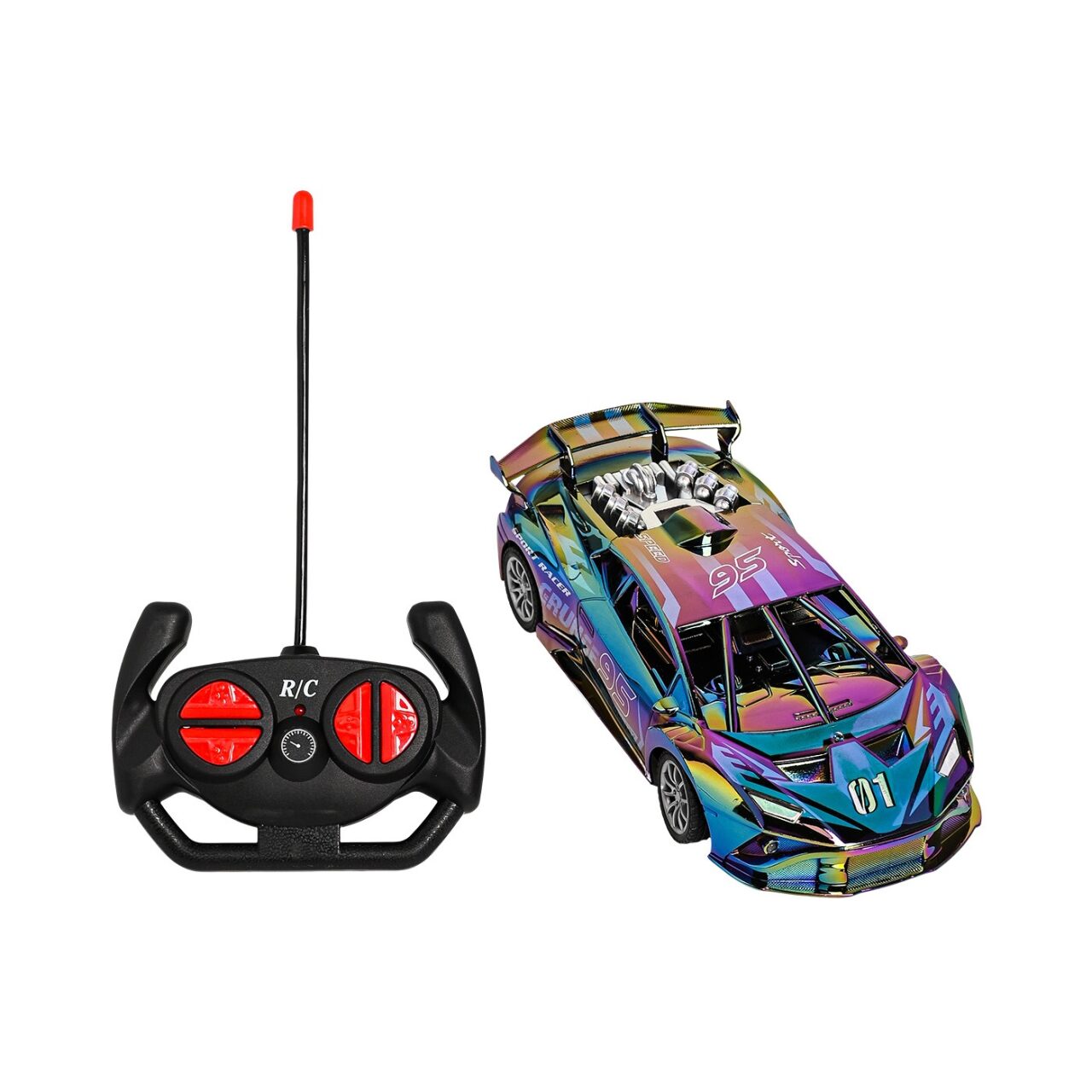 Carro Control Remoto Flash Racer Azul img #1