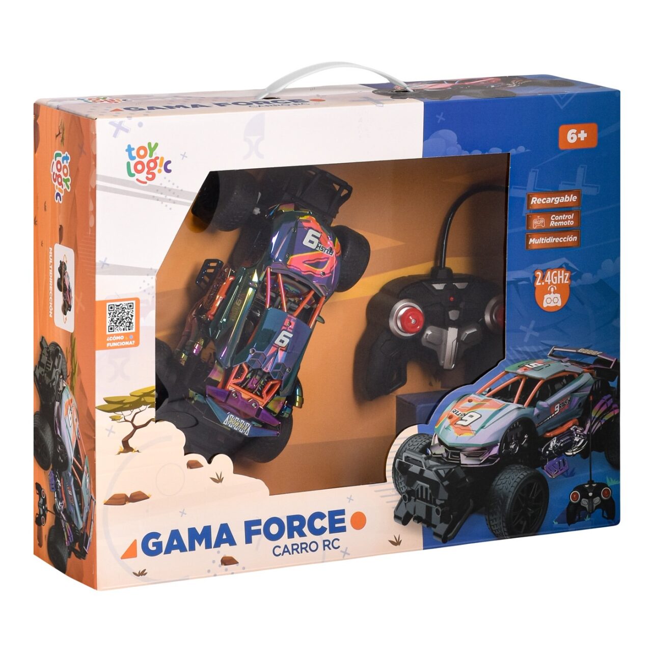 Carro Control Remoto Gama Force Verde img #5