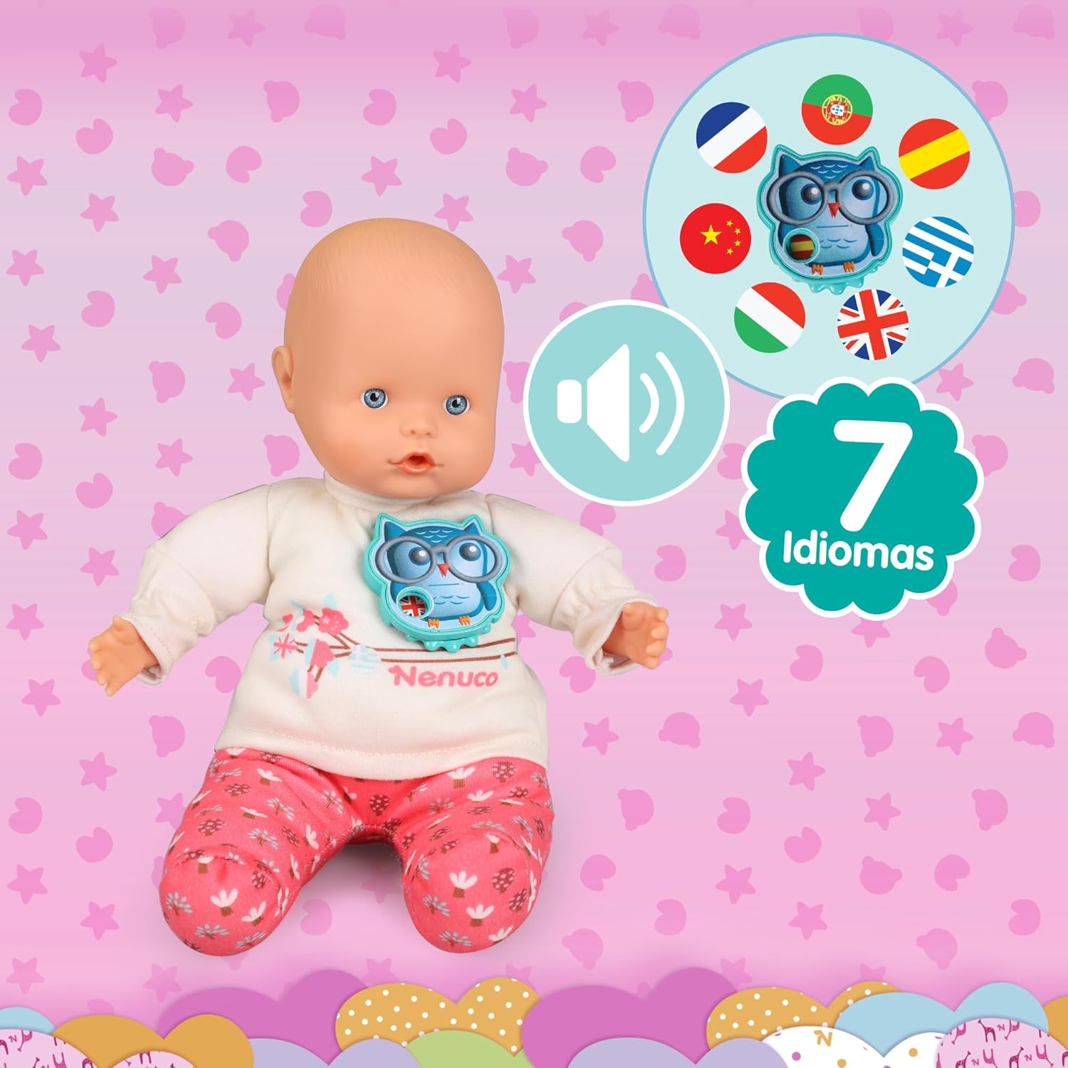 Bebé Nenuco Interactivo 7 Idiomas 30 Cms img #4