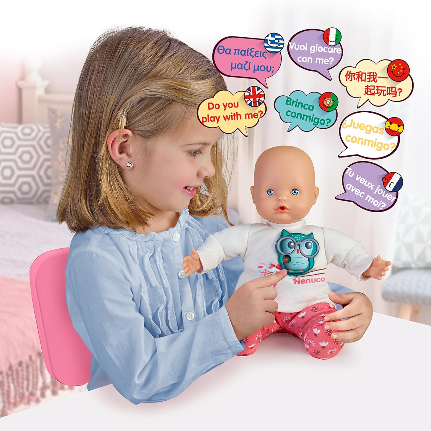 Bebé Nenuco Interactivo 7 Idiomas 30 Cms img #3
