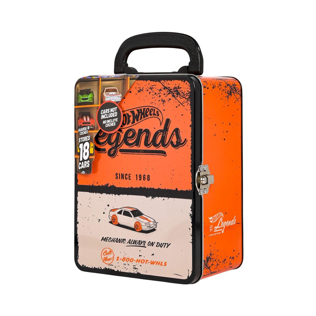 Car Case Organizador Hot Wheels Legends Naranja Para Carros img #4