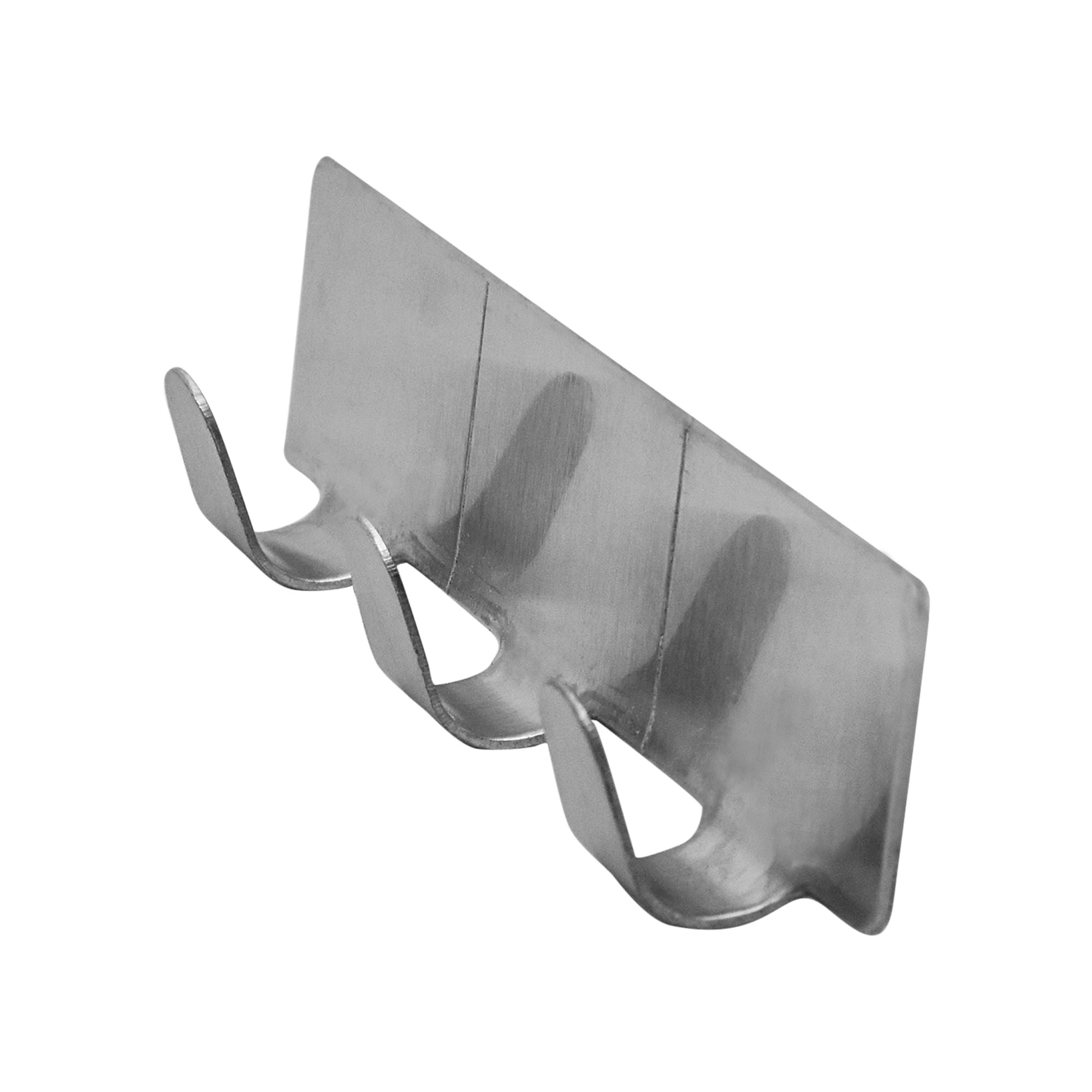 Ganchos Adhesivos Cuadrados de Acero Inoxidable x3 2 kg img #1