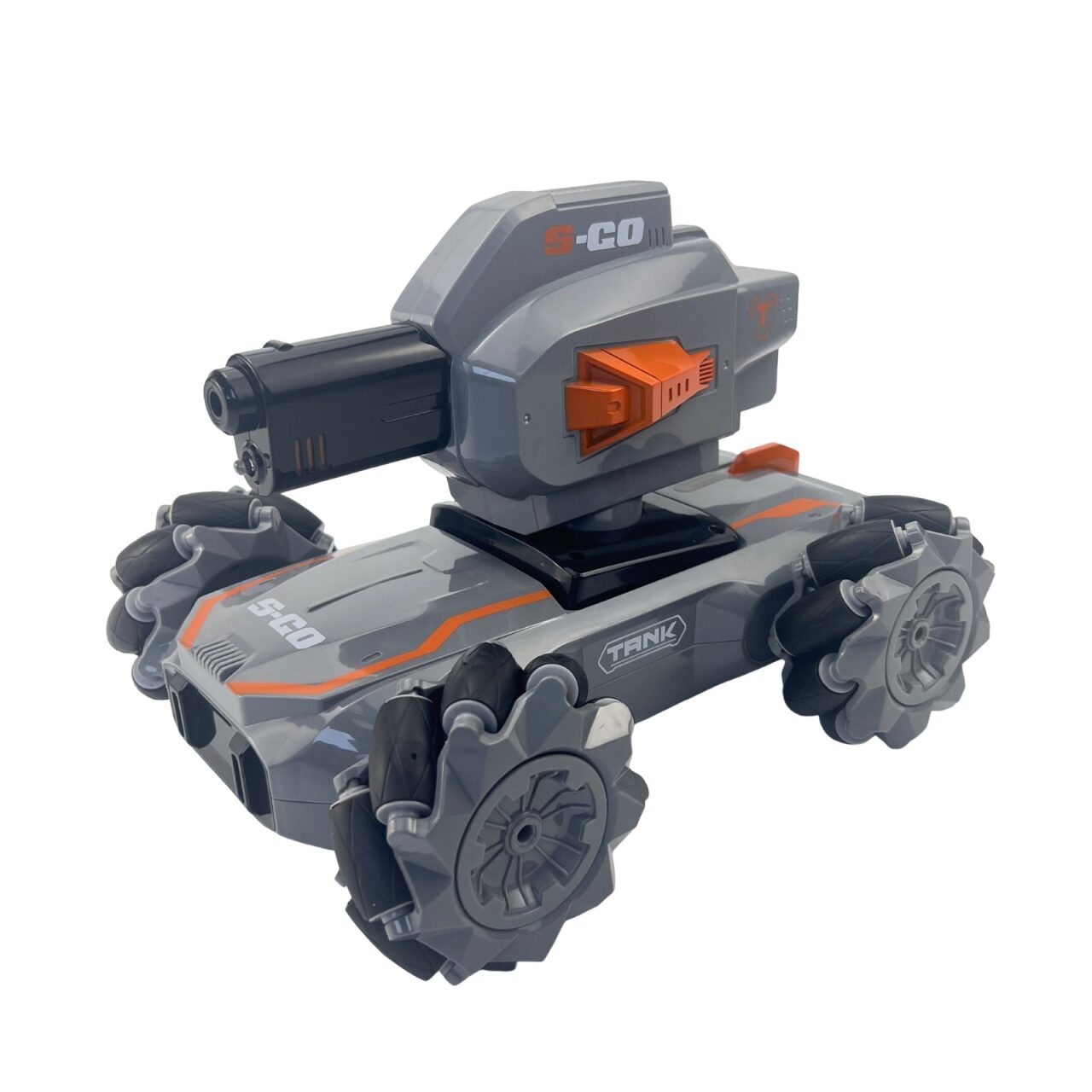 Carro Control Remoto con Lanzador Skid Shooter Toy Logic Gris img #2