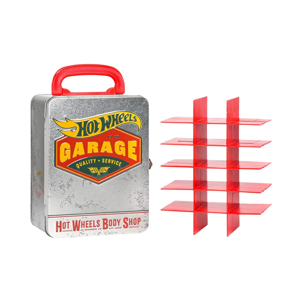Car Case Organizador Hot Wheels Legends Plateado Para Carros img #5