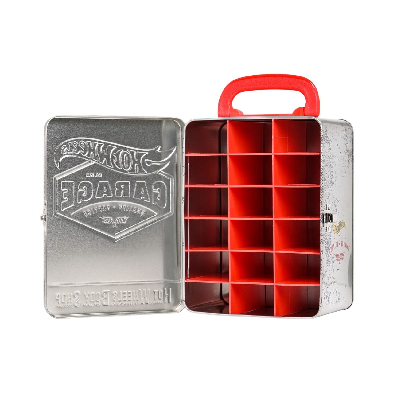 Car Case Organizador Hot Wheels Legends Plateado Para Carros img #2