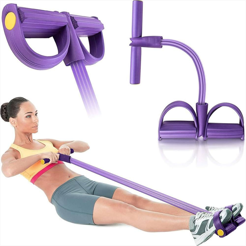 Cuerda De Tensión Multifunción Para Ejercicio Violeta img #1