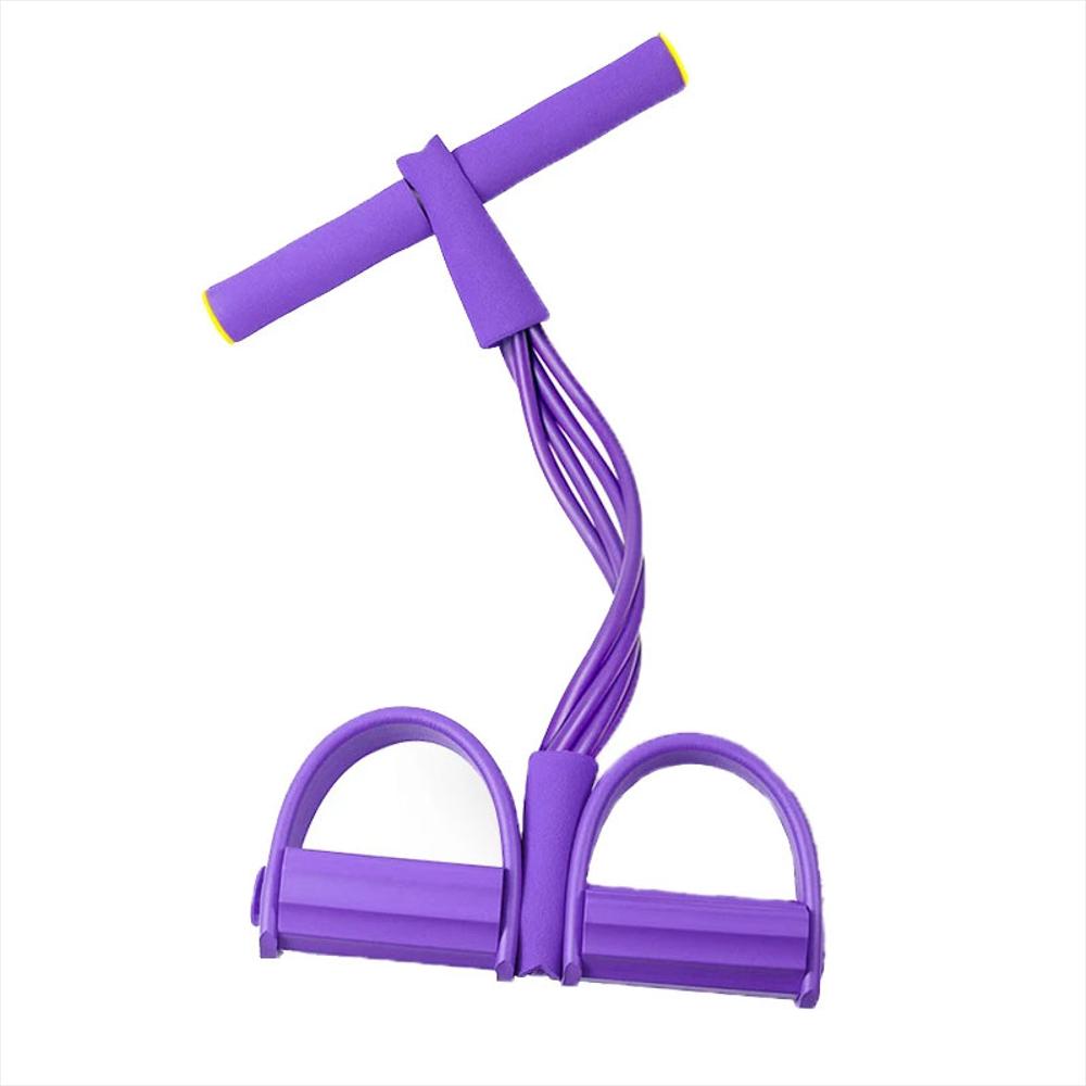 Cuerda De Tensión Multifunción Para Ejercicio Violeta img #2