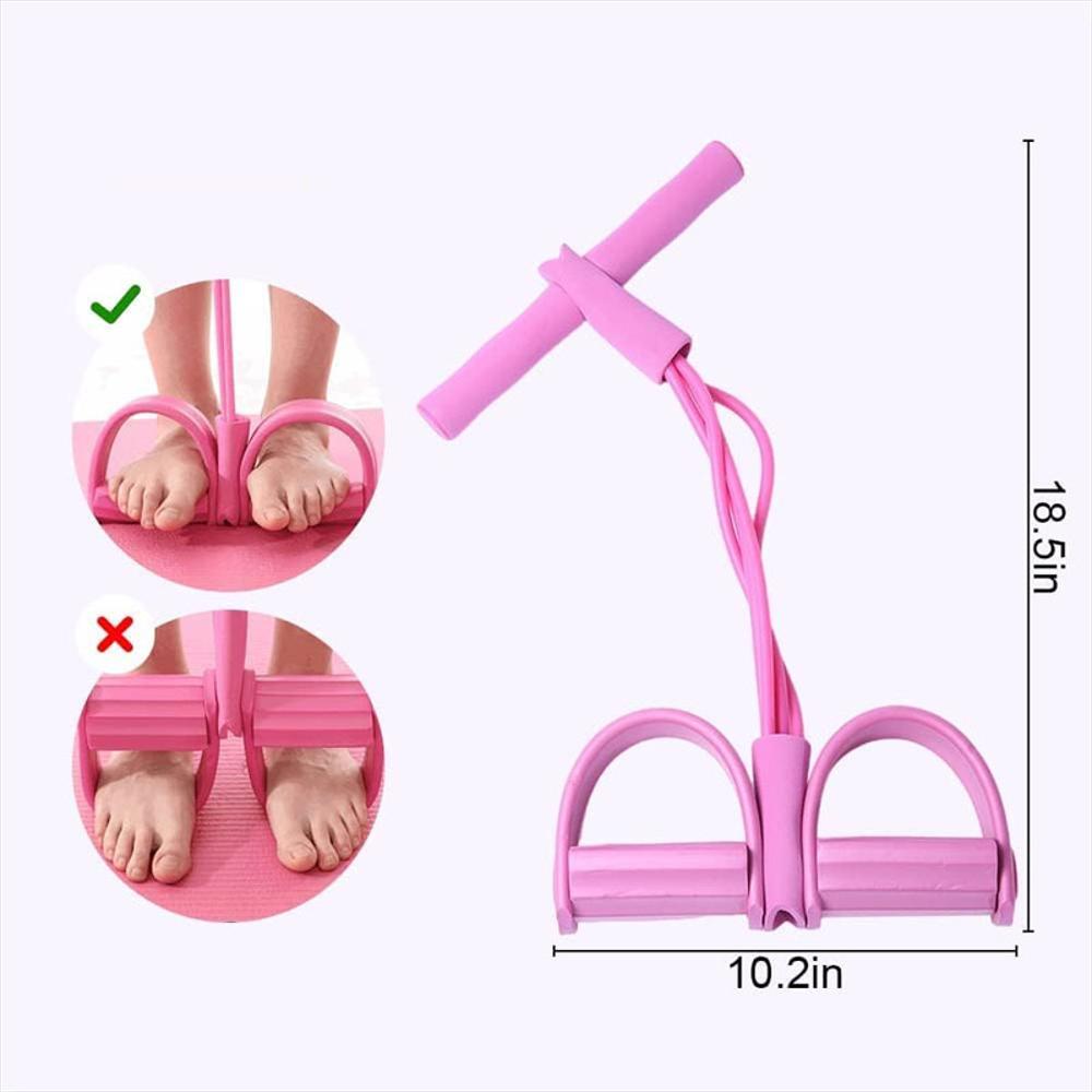 Cuerda De Tensión Multifunción Para Ejercicio Violeta img #5