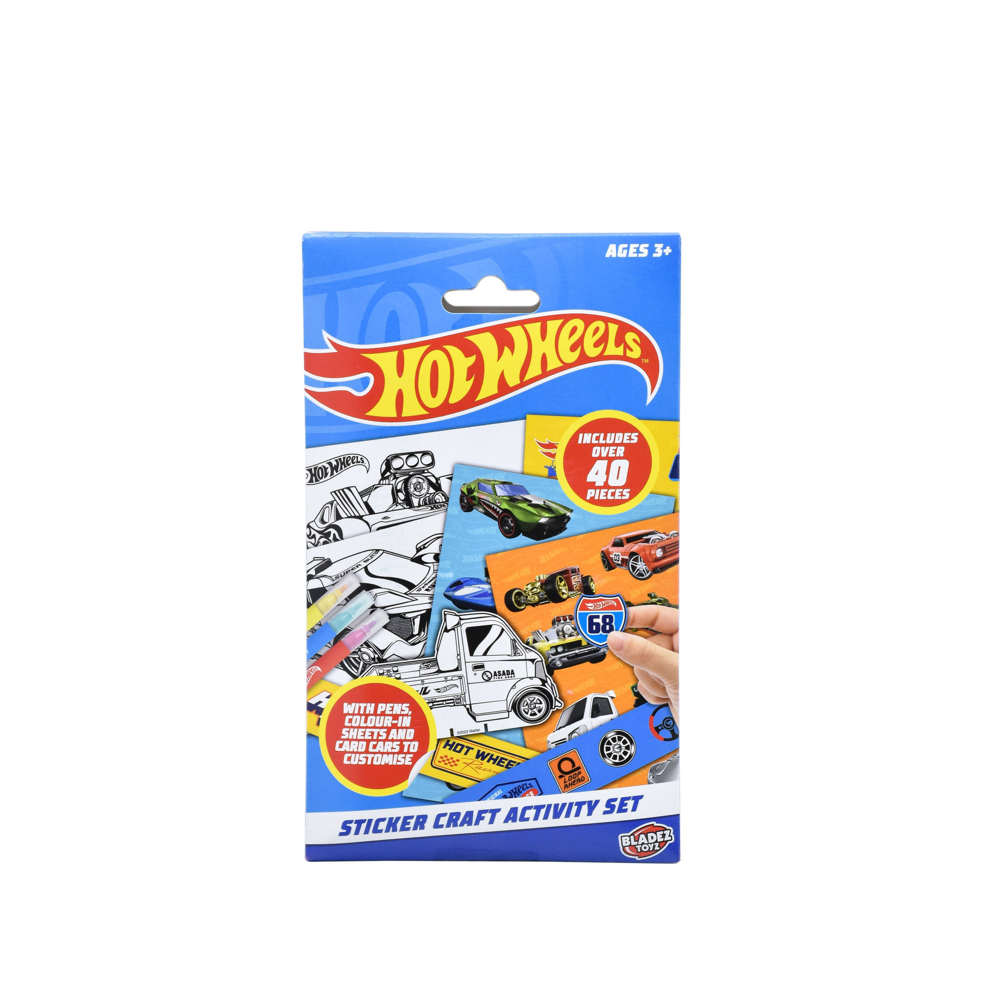 Set de Actividades Stickers Hot Wheels Crea y Decora con Pegatinas img #1