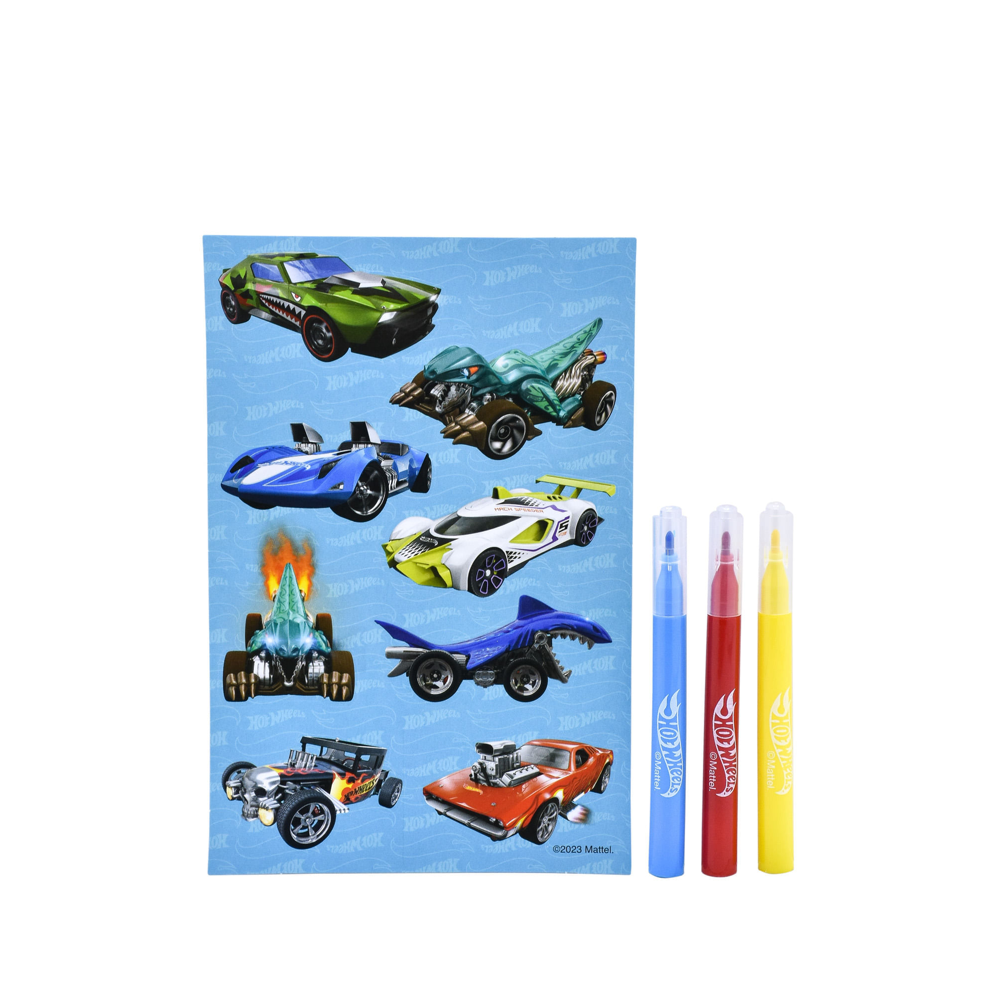 Set de Actividades Stickers Hot Wheels Crea y Decora con Pegatinas img #5
