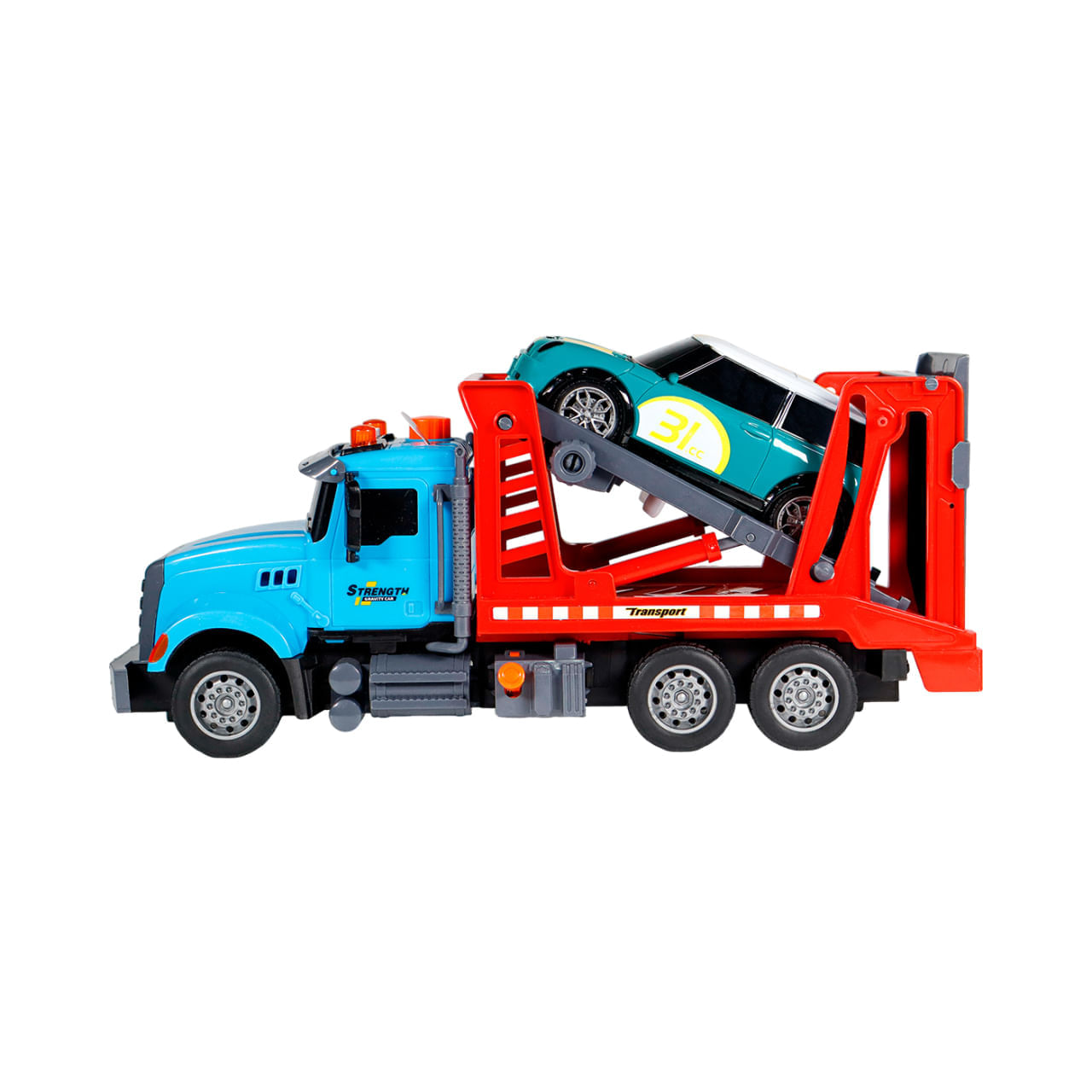 Carro Herro City Ligts Truck On Fast Road Toy Logic img #1