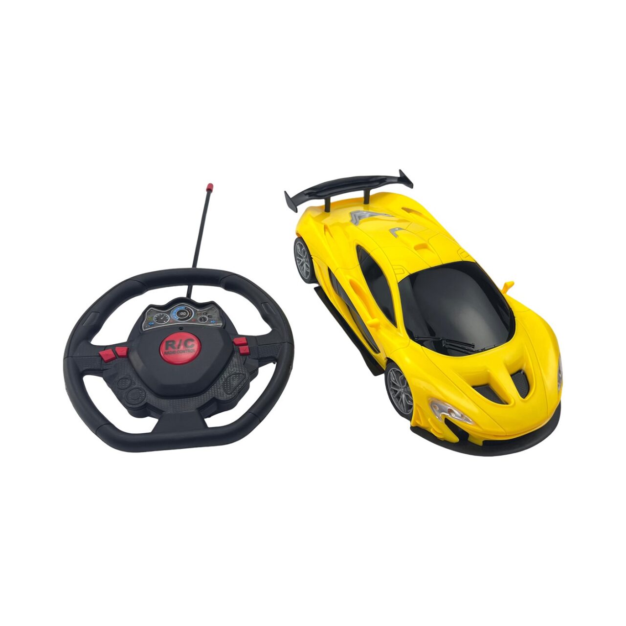 Carro Control Remoto Speed Rise Toy Logic Amarillo con Luces Led 1:16 img #1