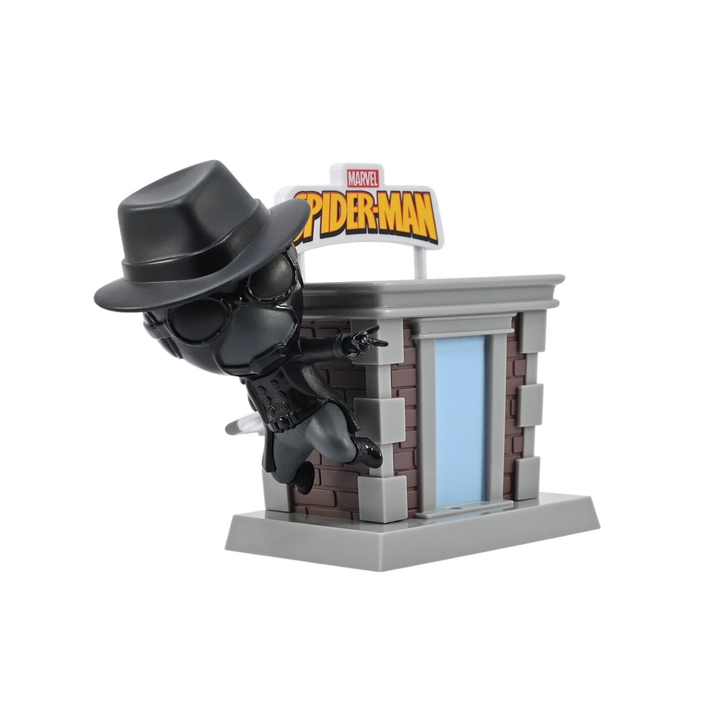 Figura Coleccionable Spider Man Negro Noir Tower Series 10 cms img #6