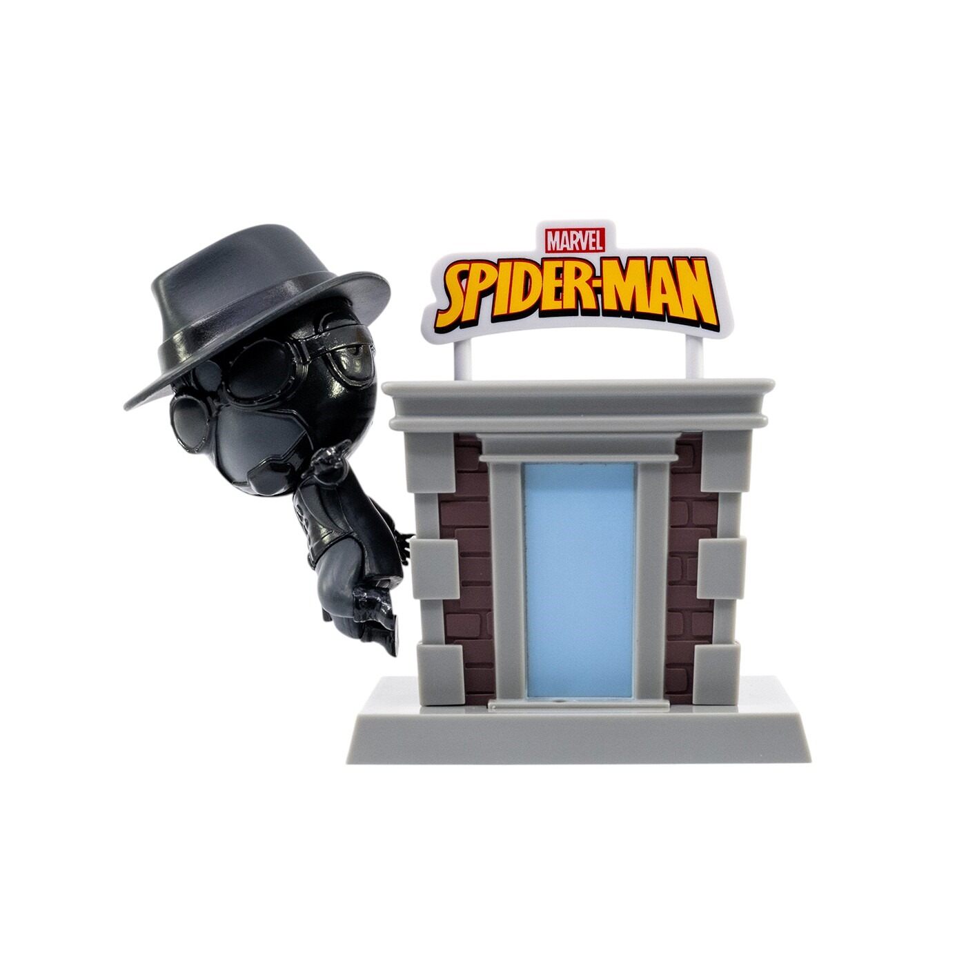 Figura Coleccionable Spider Man Negro Noir Tower Series 10 cms img #1
