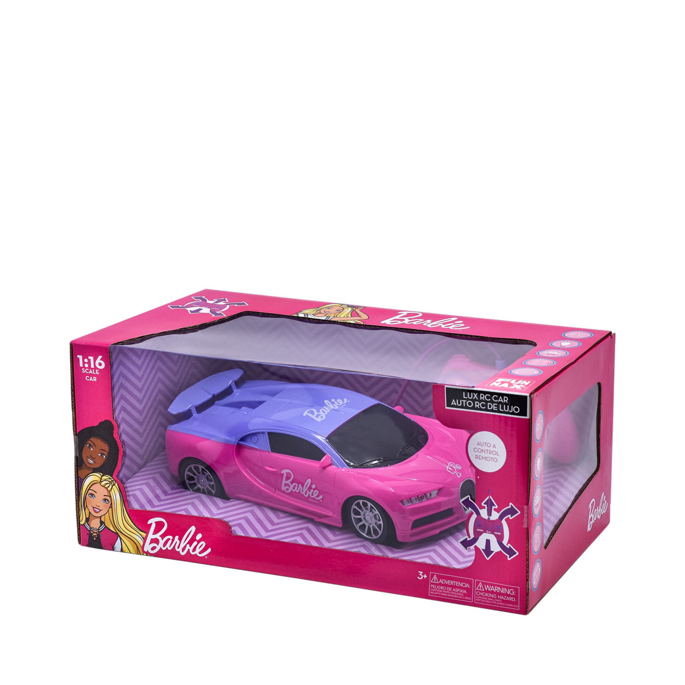 Vehículo Control Remoto Barbie Lux Car 1:16 Auto de Lujo img #1