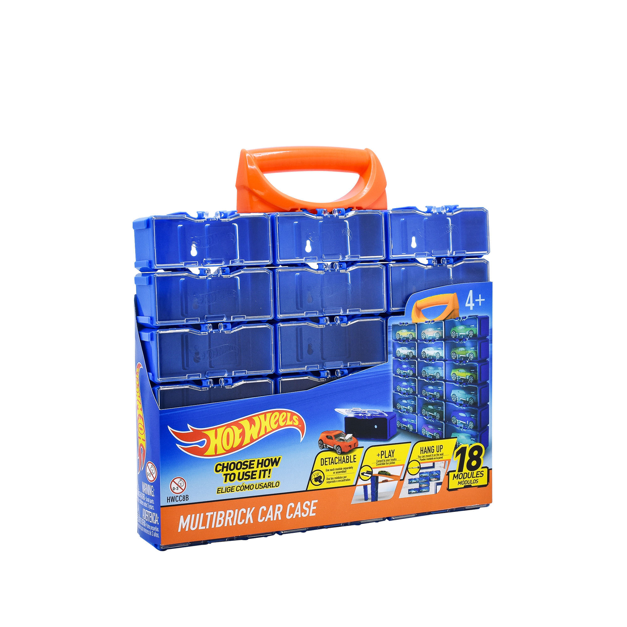 Organizador Multi Brick para 18 Carros Estuche Hot Wheels img #1