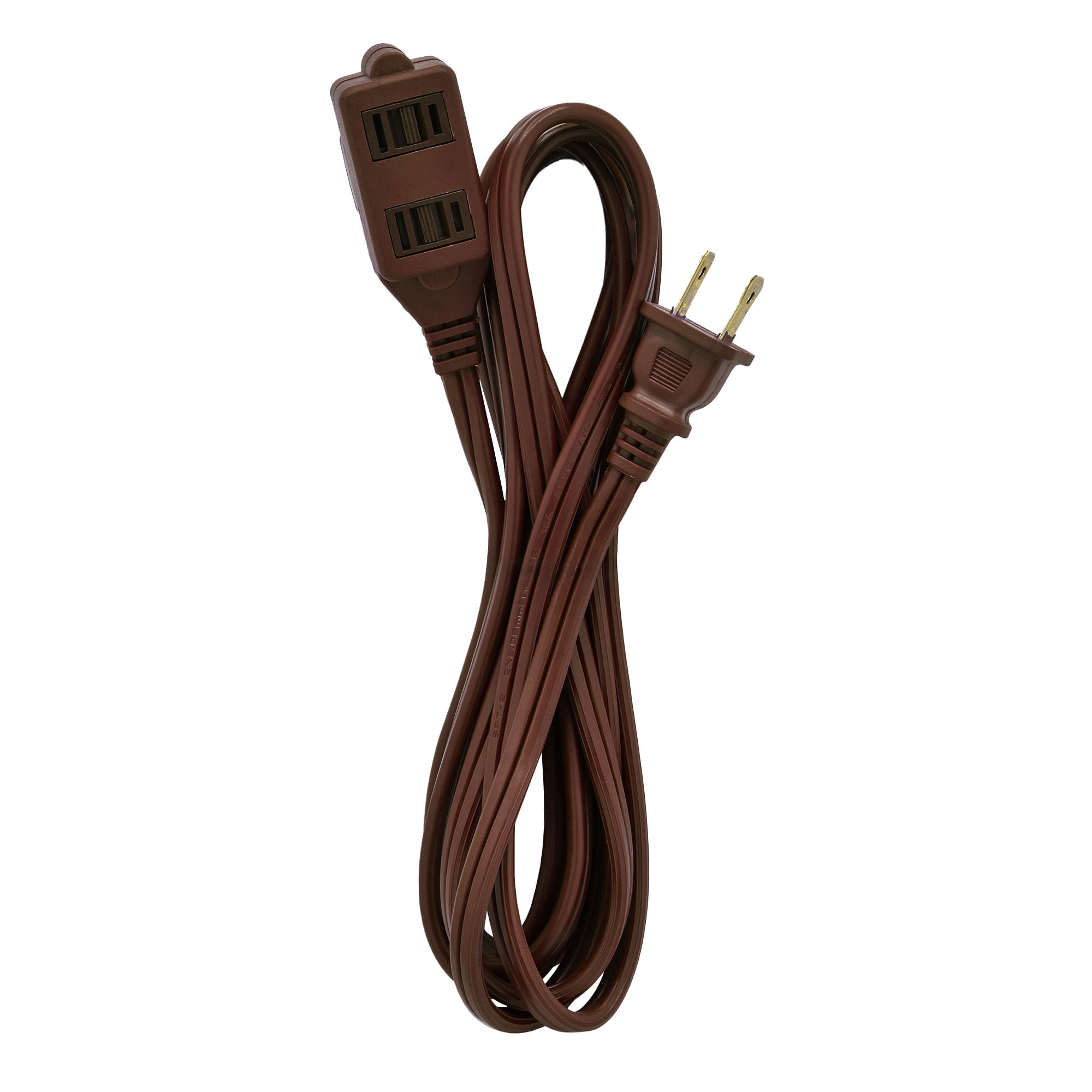 Extensión Eléctrica Ferrenovo Café 4 Metros y 3 Salidas Polarizadas img #1