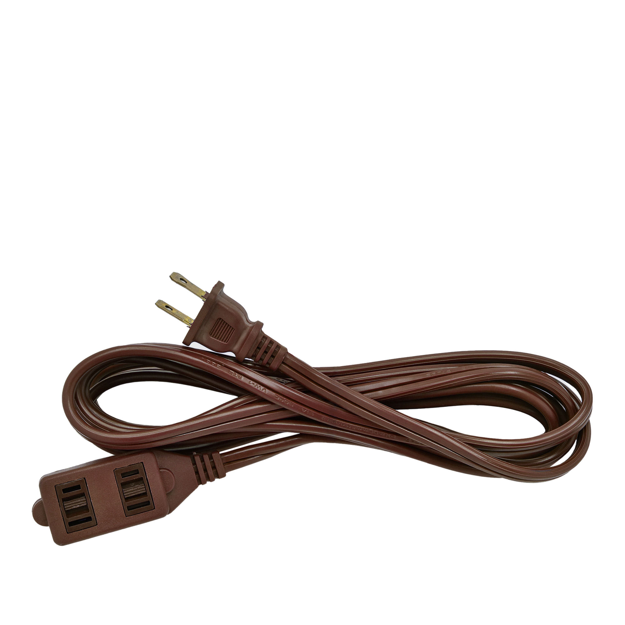 Extensión Eléctrica Ferrenovo Café 2.5 Metros y 3 Salidas Polarizadas img #2