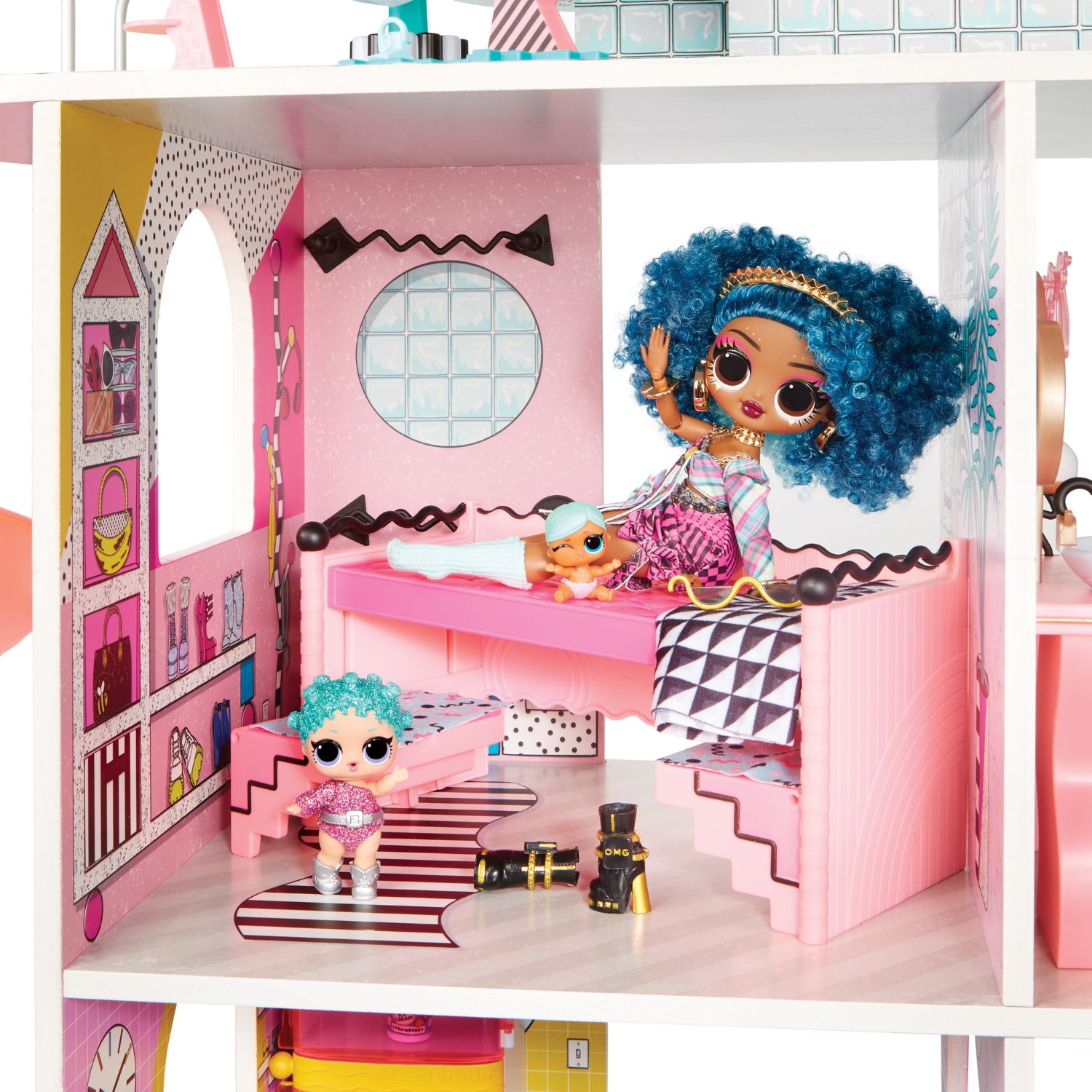 Playset LOL Surprise Casa Fashion O.M.G. Con Más de 85 Sorpresas img #7