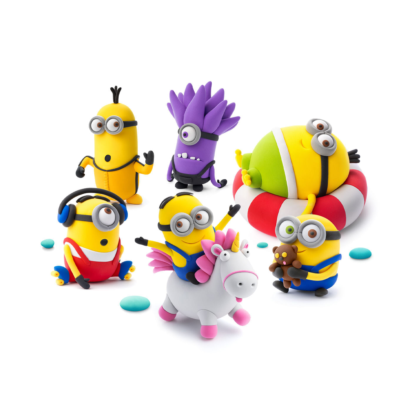 Masa Moldeable Hey Clay Set de Plastilina Minions x 15 Envases img #4
