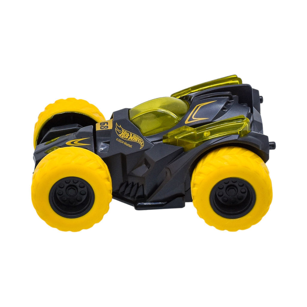 Vehiculo Stunt a Friccion Amarillo Hot Wheels img #6