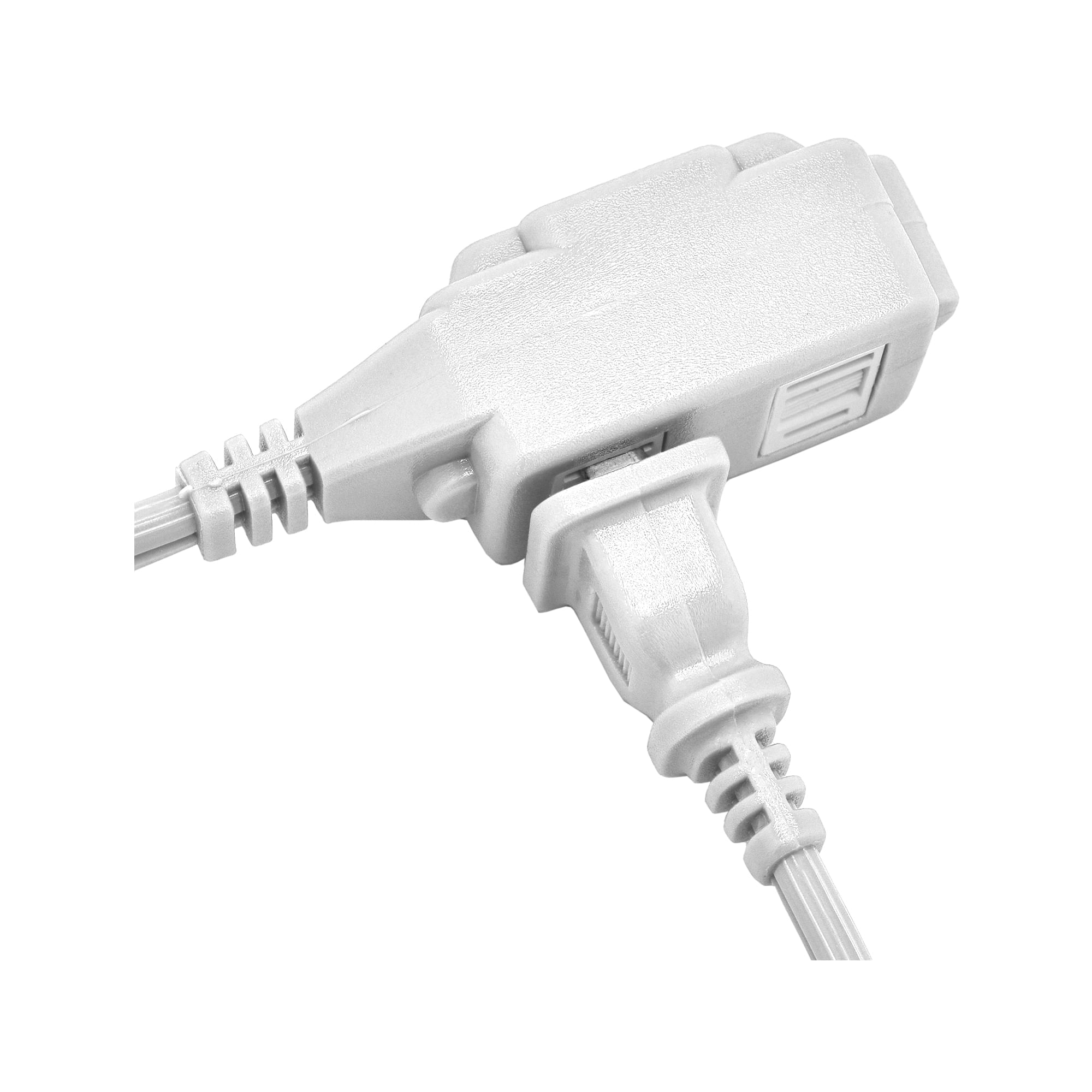 Extensión Eléctrica Polarizada 3 m 3 Tomas Calibre 14 img #3