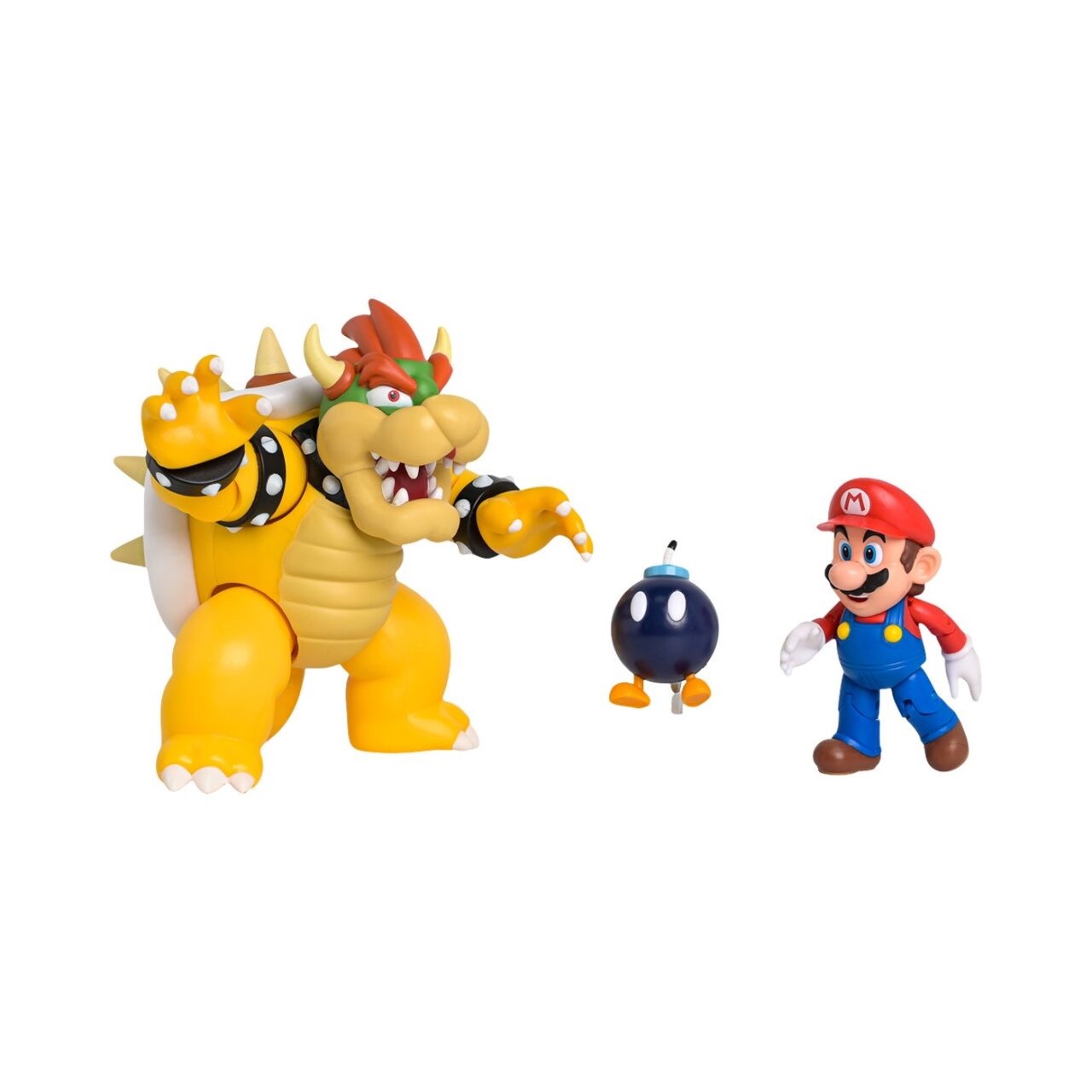 Mario vs Bowser Set x 2 Figuras Coleccionables Mario Bros Nintendo 17 cm img #1
