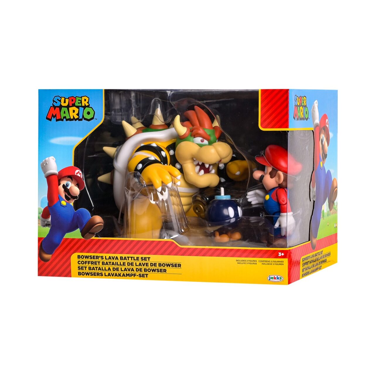 Mario vs Bowser Set x 2 Figuras Coleccionables Mario Bros Nintendo 17 cm img #2