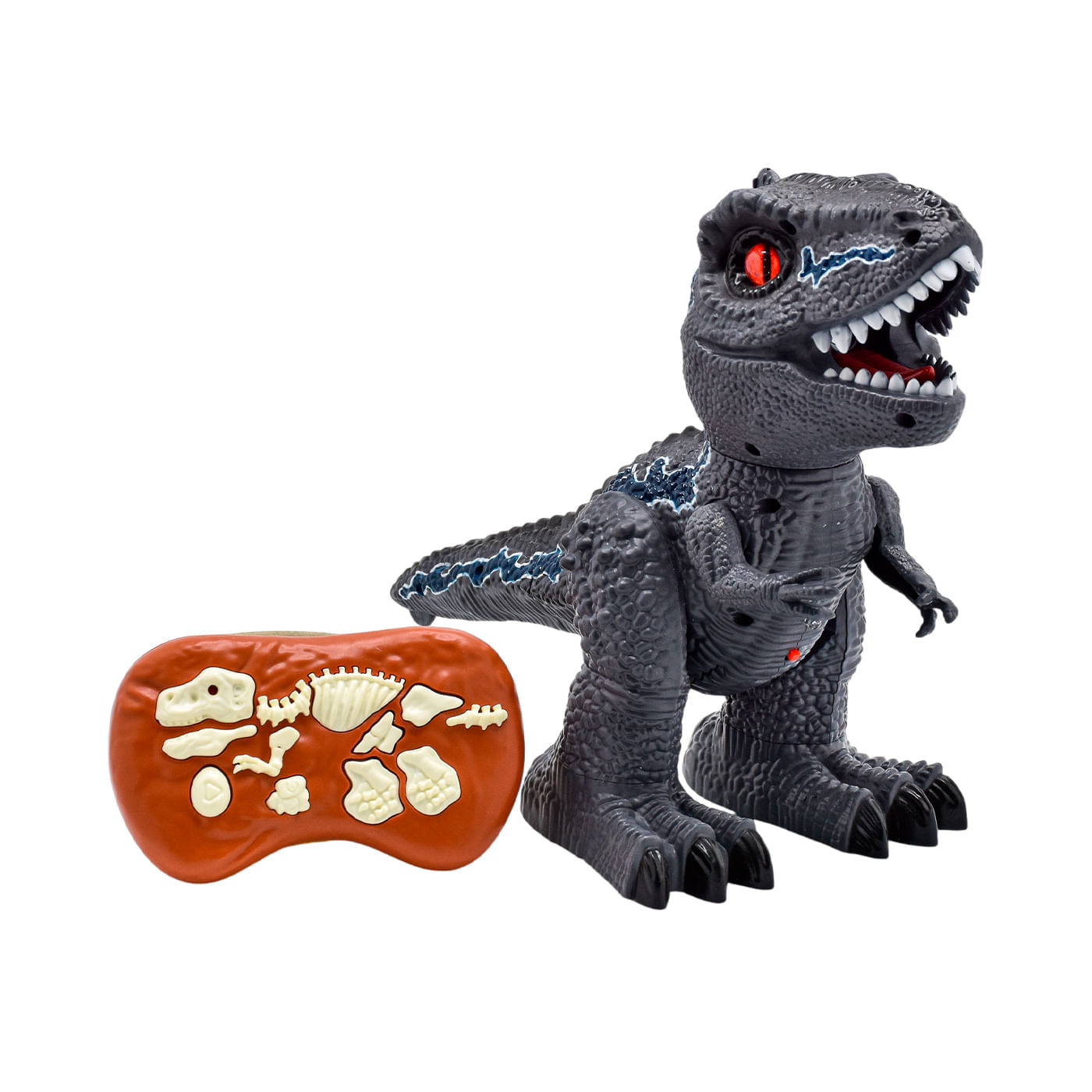 Robot Dino a Control Remoto Wild Bones Negro img #1
