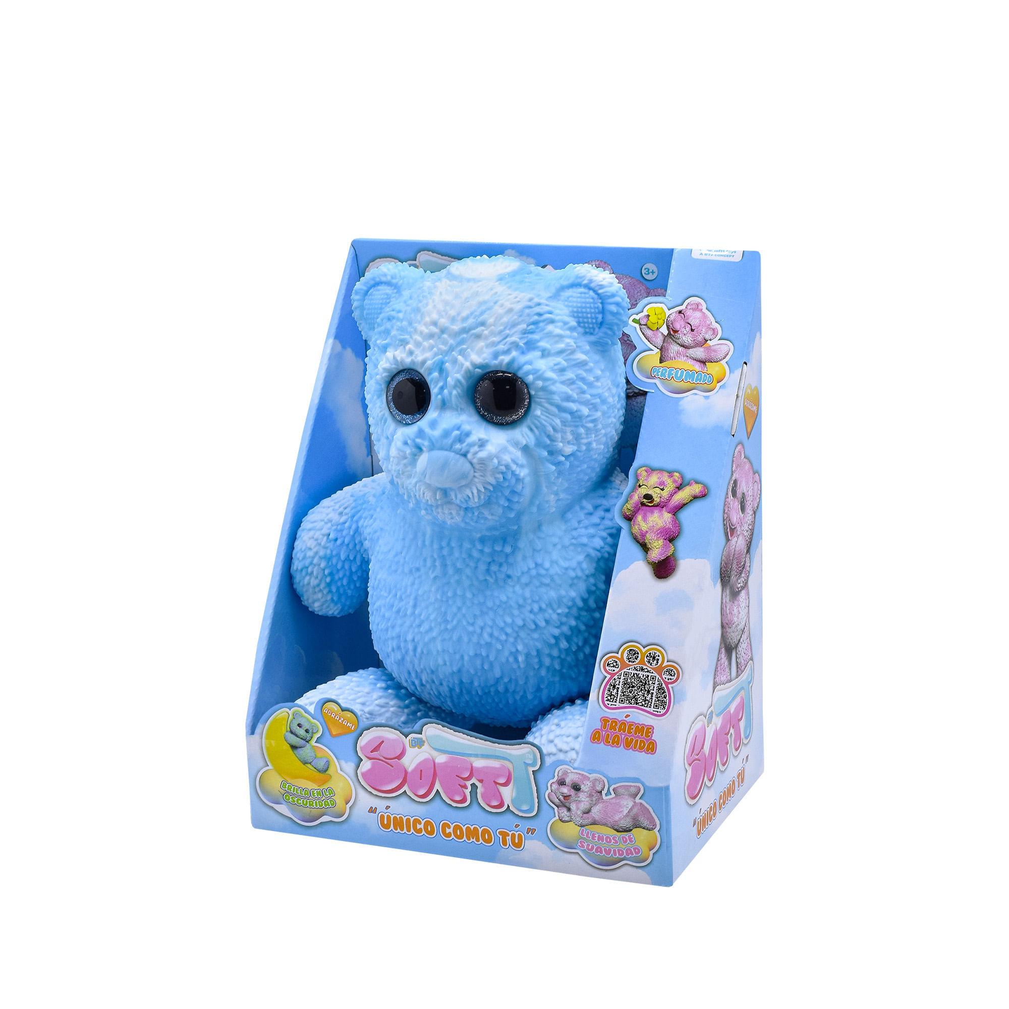 Figura Stretchapalz Oso de Peluche Estirable Azul img #3